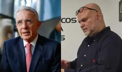 Álvaro Uribe y Salvatore Mancuso.