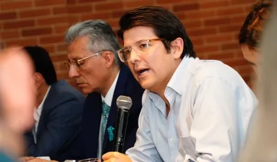 El Senador Miguel Uribe Turbay.