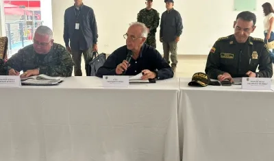 El Ministro de Defensa, Iván Velásquez.