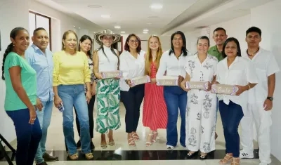 La diputada Alejandra Moreno con alcaldesas de los municipios y la delegada de MinCultura, entre otros