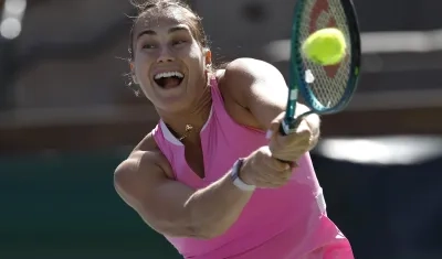 La tenista bielorrusa Aryna Sabalenka, número dos del mundo. 