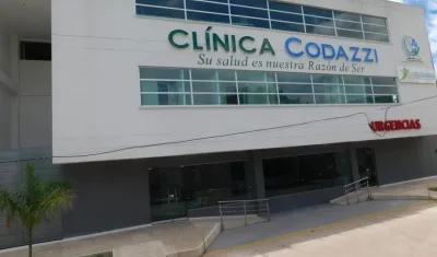 Clínica Codazzi en donde fueron atendidos dos de los menores
