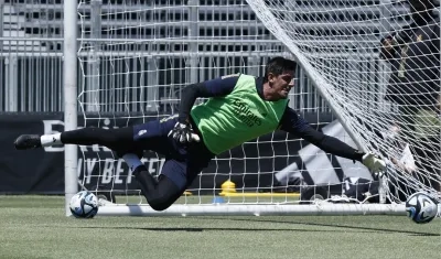 Thibaut Courtois no juega desde agosto pasado con el Real Madrid. 