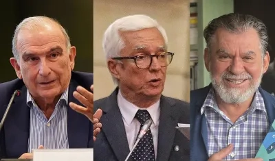 Humberto De la Calle, Jorge Enrique Robledo y León Valencia