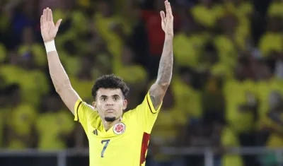 Luis Díaz, delantero guajiro de la Selección Colombia. 