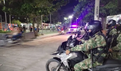 La presencia del Ejército fue una de las medidas más aplaudidas en Semana Santa en Barranquilla