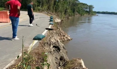 La erosión es un grave problema en zonas como San Miguel en Hatillo de Loba y Santa Lucía en Magangué 