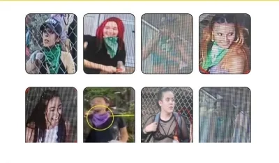 Estas son las 8 mujeres señaladas por la Policía de Medellín de los desmanes en las marchas del 8M