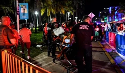 La Policía en operativos de control en Miami Beach