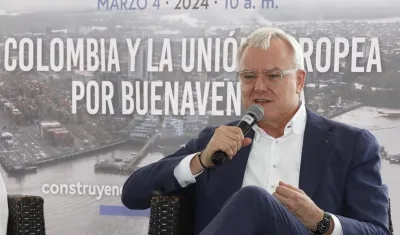  El jefe del Servicio de Instrumentos de Política Exterior de la Unión Europea, Peter Wagner, habló desde Buenaventura