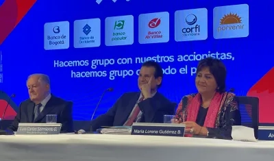 Luis Carlos Sarmieno Angulo, Luis Carlos Sarmiento Gutiérrez y María Lorena Gutiérrez