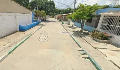 Sector donde se habría registrado el hallazgo. 