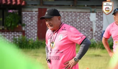 Alberto Suárez, director técnico del Real Cartagena. 