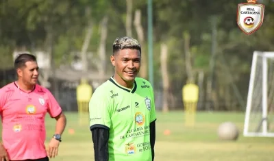 Teófilo Gutiérrez, nuevo delantero del Real Cartagena. 