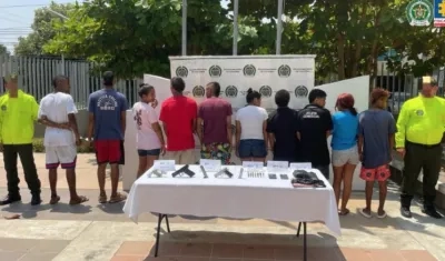 Comercializaban el estupefaciente en los barrios Henequén, Arroz Barato, Policarpa, San Pedro Mártir y Nelson Mandela.