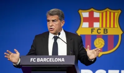 Joan Laporta, presidente del FC Barcelona. 