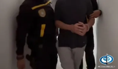 Tareck El Aissami al momento de su captura.