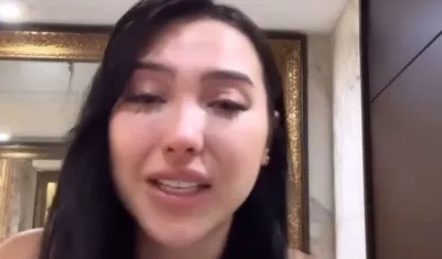 Aida Victoria Merlano durante la transmisión.