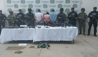 Entre los capturados se encuentra alias ‘Guzmán’.