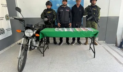 El hombre fue capturado cuando llegó a cobrar una extorsión a una tienda del barrio Bellavista.