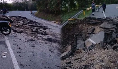 Los tramos de la vía Panamericana afectados por atentados con explosivos