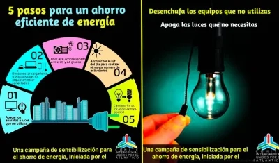 Campaña de ahorro de energía en Barranquilla