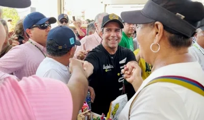El alcalde Alejandro Char hizo el anuncio en la inaguración del Gran Bazar.