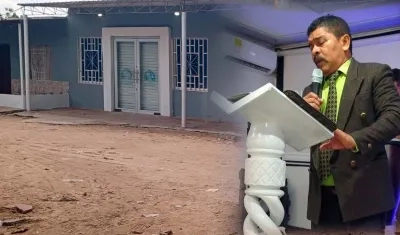 José Ángel Yepez Lara fue herido cuando se encontraba el culto de esta iglesia cristiana. 