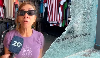 Rosalba Díaz, testigo de la balacera.