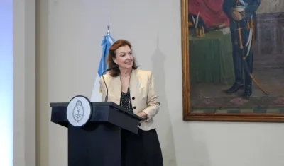 Diana Mondino, canciller de Argentina. 