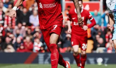 Luis Díaz fue titular.