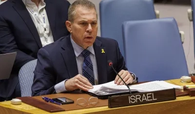 El embajador de Israel ante la ONU, Gilad Erdan.