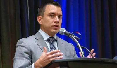 El presidente de Ecuador, Daniel Noboa.