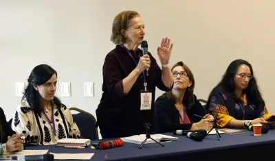 La jefa negociadora del Gobierno colombiano con el ELN, Vera Grabe.