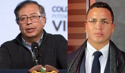 Presidente Gustavo Petro y Omar Hernández