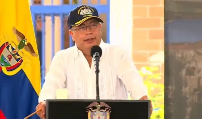 El Presidente Gustavo Petro.