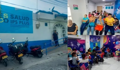 La IPS que prestaba servicios a niños autistas. 