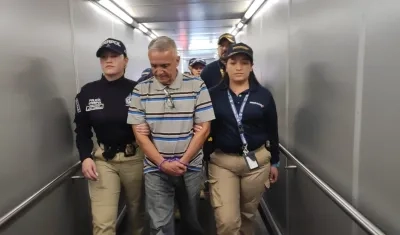 Jaime Saade tras su llegada a Colombia. 