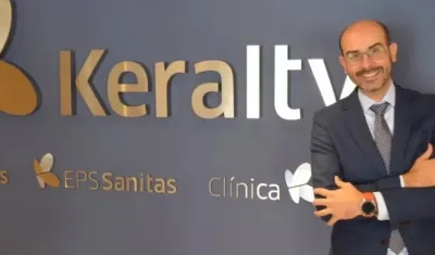 El representante legal del grupo Keralty, Juan Pablo Currea Tavera.