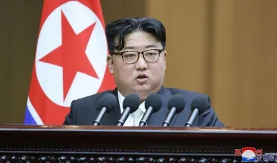 Kim Jong-un, líder de Corea del Norte. 