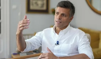 El opositor venezolano Leopoldo López.