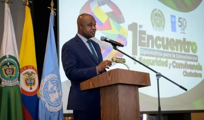 El canciller encargado de Colombia, Luis Gilberto Murillo 