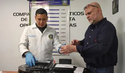 Salvatore Mancuso llegó desde Estados Unidos este año.