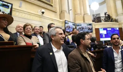 El ministro del Interior, Luis Fernando Velasco. 