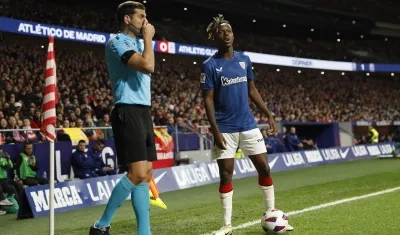 Nico Williams, delantero del Athletic. 