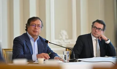 Gustavo Petro y Alejandro Gaviria.