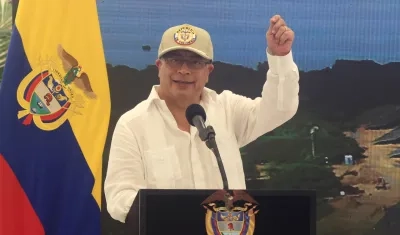 El Presidente Gustavo Petro.