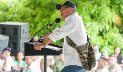 El Presidente Gustavo Petro.