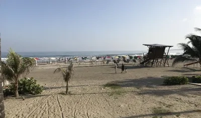 Playa Hollywood de Bocagrande.