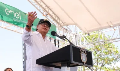 El Presidente Gustavo Petro.